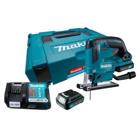 Serra Tico Tico 90mm 12V com 2 Baterias 1.5Ah Carregador Bivolt e Maleta JV103DWYJ MAKITA-21d32504-28f0-4e00-96bf-4b16ec986eb9
