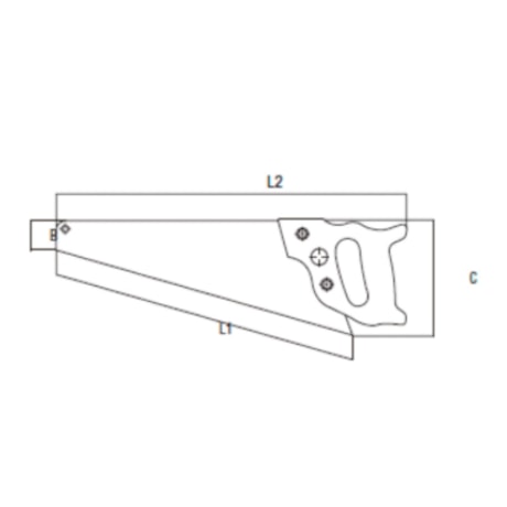 Serrote Profissional 22