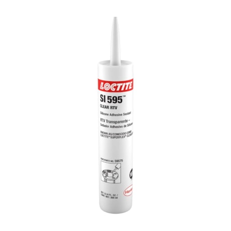 Silicone Acético 270gr Transparente Insdustrial SI 595 LOCTITE