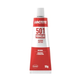 Silicone Acetico 55gr Alta Temperatura Vermelho SI 501 LOCTITE