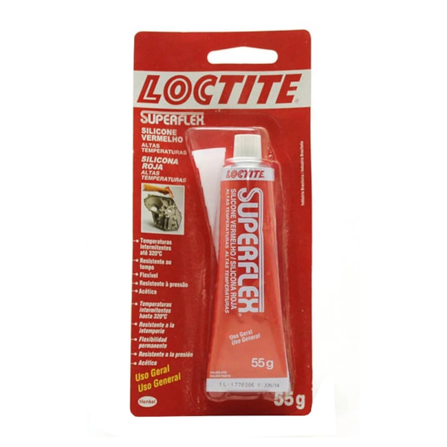 Silicone Acetico 55gr Alta Temperatura Vermelho SUPERFLEX 596 LOCTITE-33229f25-08a7-4e4a-99c3-f46774c01e18
