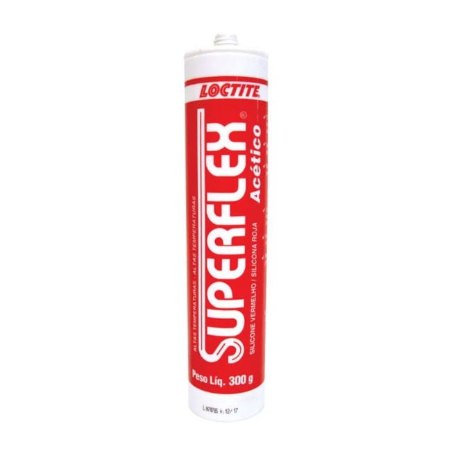 Silicone Acetico Alta Temperatura Vermelho 300 g SUPERFLEX LOCTITE-f6738ee2-6422-45e9-8ed8-cf571b730720