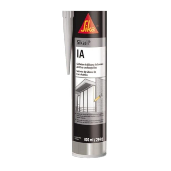 Silicone Acético de Uso Geral 280ML Branco SIKASIL IA SIKA-97a0acb8-8fbf-4dde-b1db-5727c3f2f103