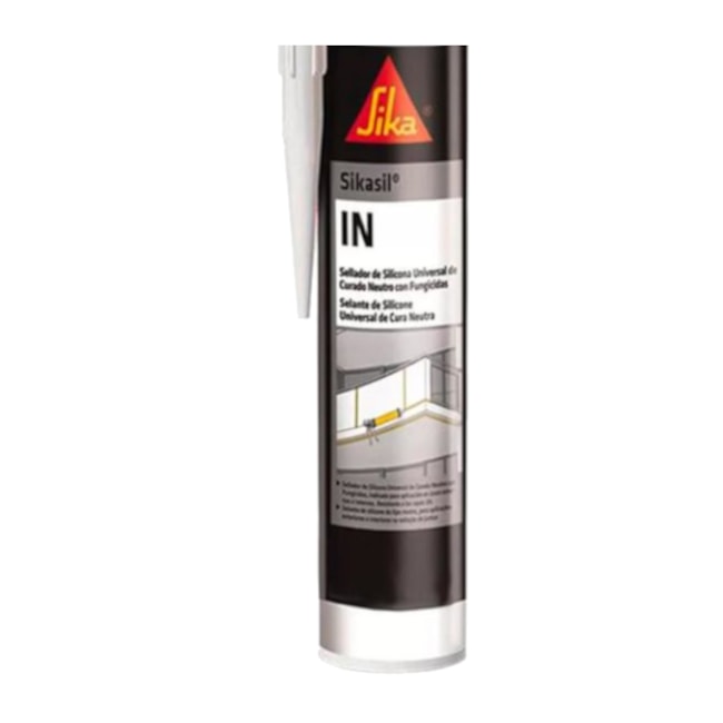 Silicone Neutro Cinza 280ML SIKASIL IN SIKA-dcd5a3a3-d906-4eab-a025-4be03edcd09e