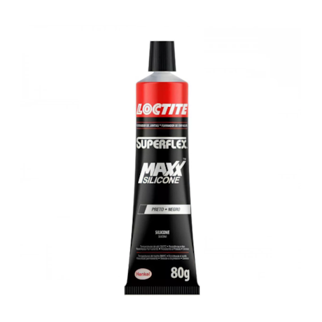 Silicone para Vedação Neutro Black 80g SUPERFLEX MAXX LOCTITE