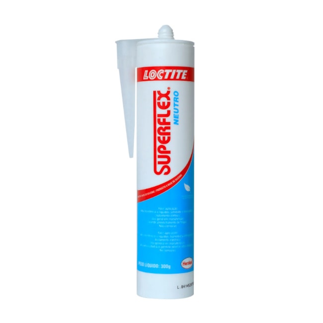 Silicone Vedante Neutro Transparente 300g SUPERFLEX NEUTRO LOCTITE-e16f5f76-98f8-40bf-a818-52b65e1467df