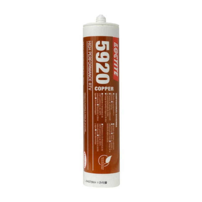 Silicone Vedante para Altas Temperaturas Cobre 300g 5920 COOPER LOCTITE-f835f223-27ff-4d06-aa82-4eed876774dc