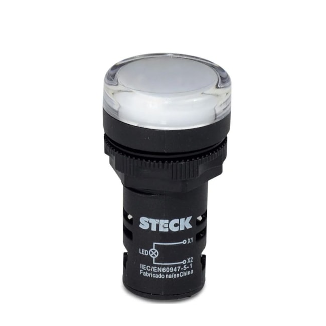Sinaleiro LED 220V Branco SLDS2205 STECK-85b8ac28-bc75-44da-8f9a-001493b8e17f