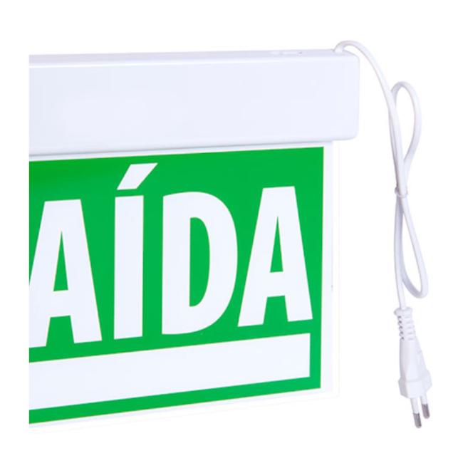 Sinalização de Saída Verde Bivolt 25328 SEGURIMAX -9bc4c7b7-3f5d-4c3f-8886-c9351dfdb470