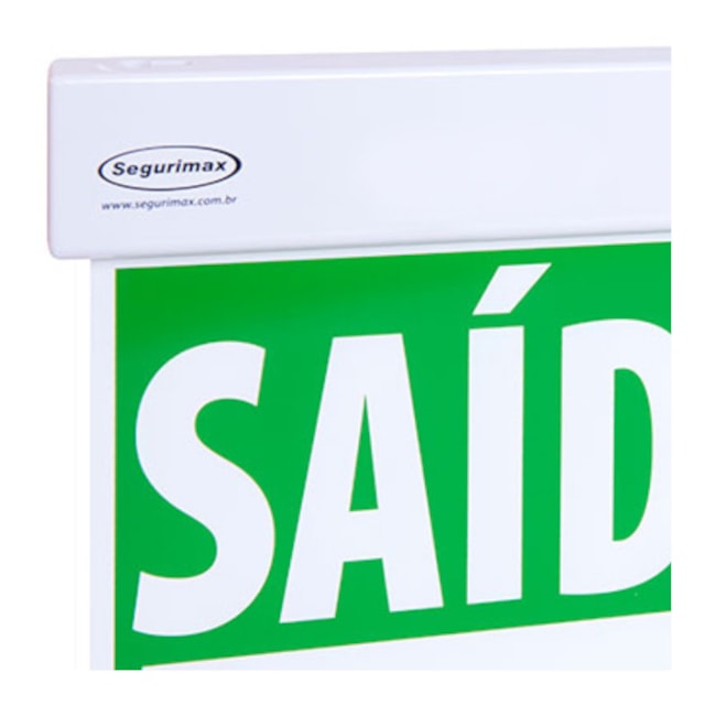 Sinalização de Saída Verde Bivolt 25328 SEGURIMAX -b2a18a02-0eb0-436a-981c-393332c8f743