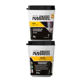Solda a Frio Plasteel Rapid 1:1 250G PR1 QUIMATIC