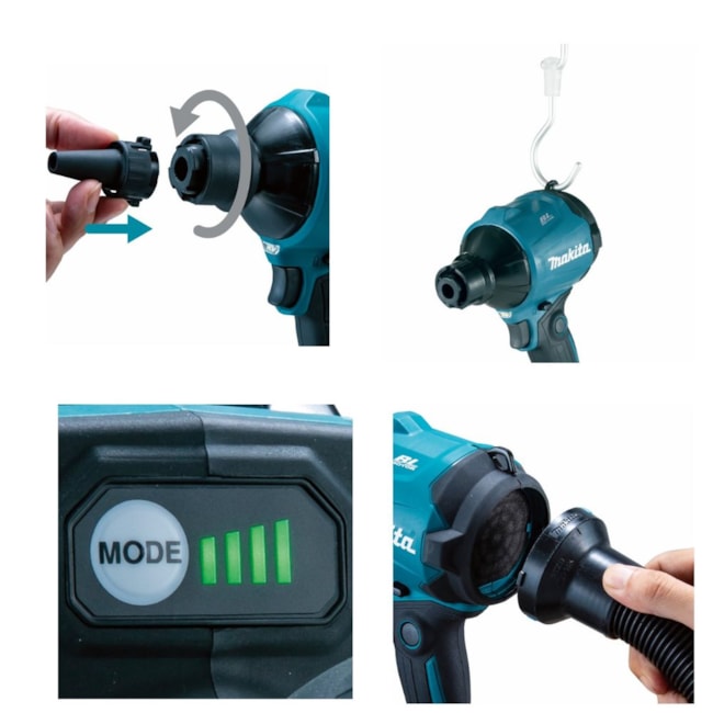 Soprador / Infladora 18V 5.0Ah 4 Velocidades com 1 Bateria Carregador e Bolsa DAS180RT MAKITA-9dd566c3-da16-4d57-bb88-6d7a3ded7c87