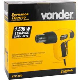 Soprador Térmico 1500W 300/500C 220V 6001015230 VONDER