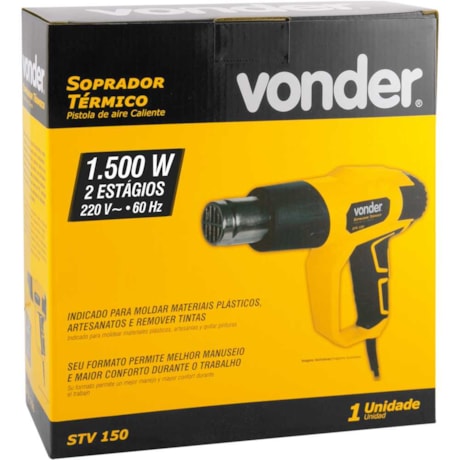 Soprador Térmico 1500W 300/500C 220V 6001015230 VONDER-5bef9fa2-1bc8-481b-abec-a0244eac2843