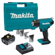 Soprador Térmico 18V 550c com 1 Bateria 5.0Ah Carregador Bivolt e Maleta DHG180RT MAKITA