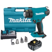 Soprador Térmico 18V 550c com 1 Bateria 5.0Ah Carregador Bivolt e Maleta DHG181RT MAKITA