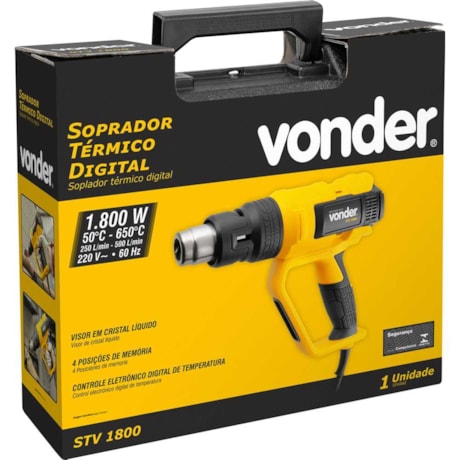 Soprador Térmico Digital 1.800W 220V STV 1800 VONDER-1c74e96e-b475-4f68-9061-2680ee086666