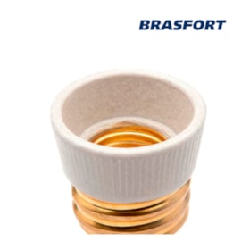 Soquete Adaptador de Lâmpada E40 para E27 Porcelana 292931 BRASFORT