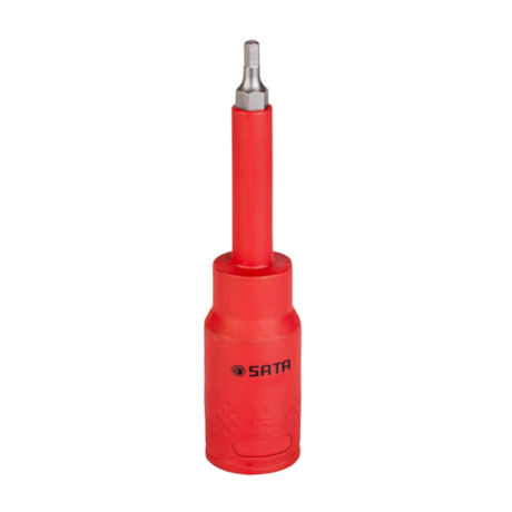 Soquete Bit Hexagonal Isolado 10mm 1/2 Isolado 1000V VDE ST24405IEC SATA