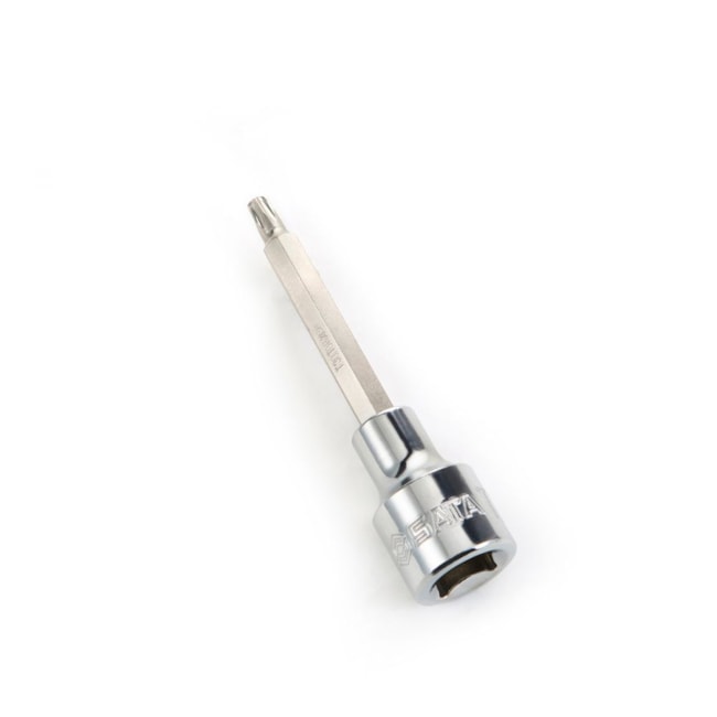 Soquete Bits Torx Longo T20 x 100mm Encaixe 1/2