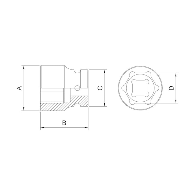 Soquete de Impacto 30 mm 3/4'' 44890/130 TRAMONTINA PRO-926fa980-4b03-4baa-8944-22f5c2ee172c