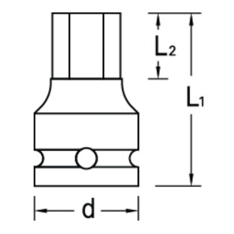 Soquete de Impacto Hexagonal 36mm 1'' INK21-36 GEDORE-71c98d92-2e3f-4931-a64e-76df79f90411
