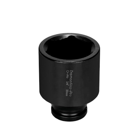 Soquete de Impacto Sextavado 19mm Longo Encaixe 3/4