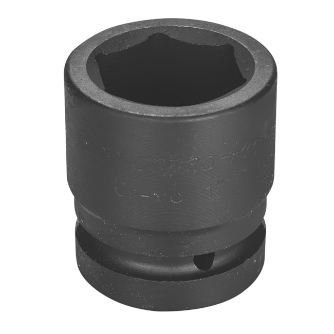 Soquete de Impacto Sextavado 36 mm em Aço Cromo Molibdênio Encaixe 1