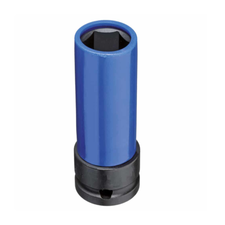 Soquete de Impacto Sextavado Longo 17mm  1/2'' Azul R63041716 GEDORE RED