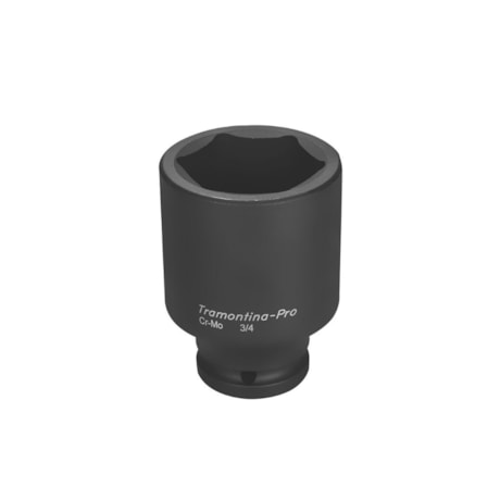 Soquete de Impacto Sextavado Longo 55mm Encaixe 3/4