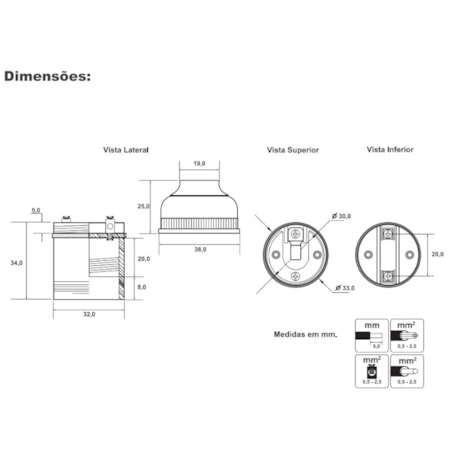 Soquete E27 4A 250V de Termoplástico Pendente sem Chave MT2185 DECORLUX-ceec3756-2e87-4299-ba93-00bdf9b98620