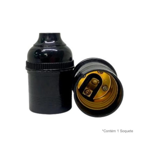 Soquete E27 4A 250V de Termoplástico Pendente sem Chave MT2185 DECORLUX-033d9f26-5bef-4cab-a926-be16c5e44959