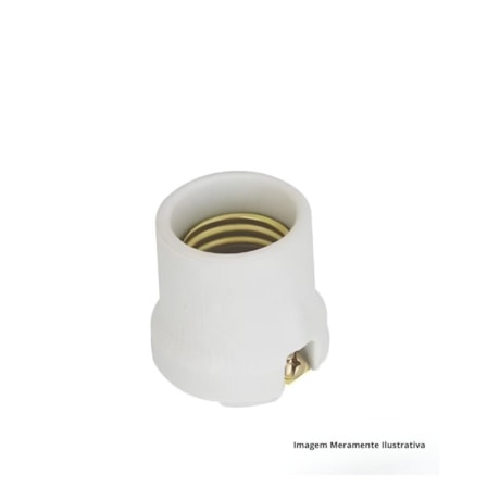 Soquete E27 Porcelana 4A 1451-N LORENZETTI
