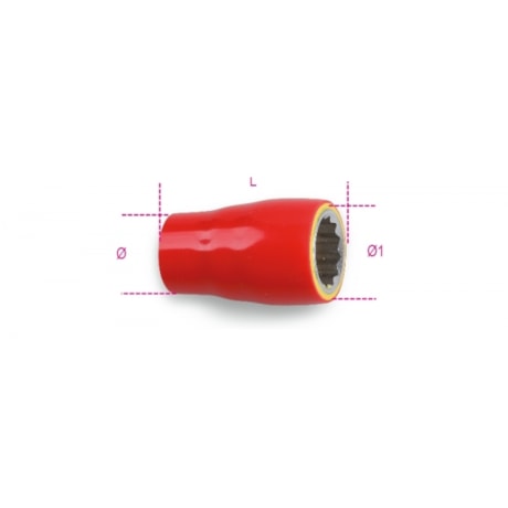 Soquete Estriado 10mm Encx 3/8