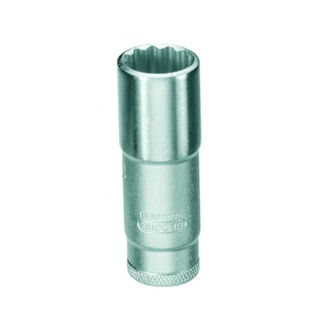 Soquete Estriado 14mm Longo Encaixe 3/8