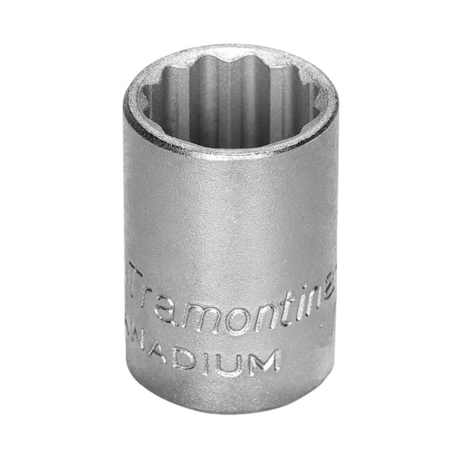 Soquete Estriado 22 mm Encaixe 3/8