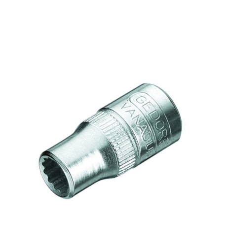Soquete Estriado 6mm Encaixe 1/4