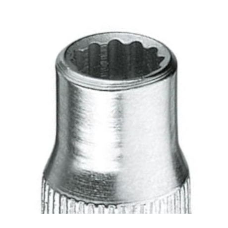 Soquete Estriado 8 mm Encaixe 1/4