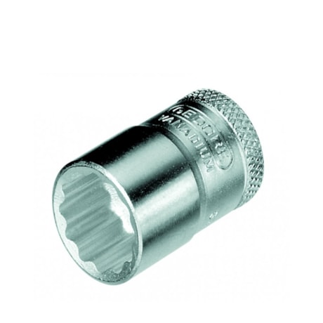 Soquete Estriado 8mm Encaixe 3/8