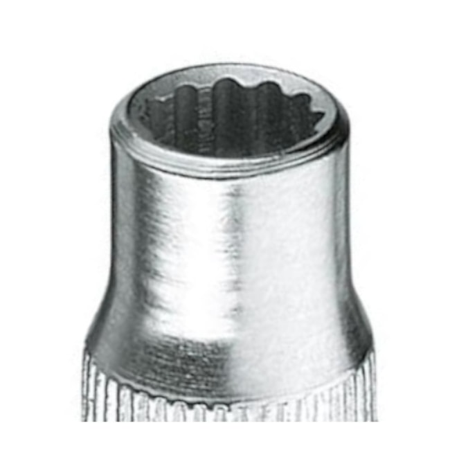 Soquete Estriado 9 mm Encaixe 1/4