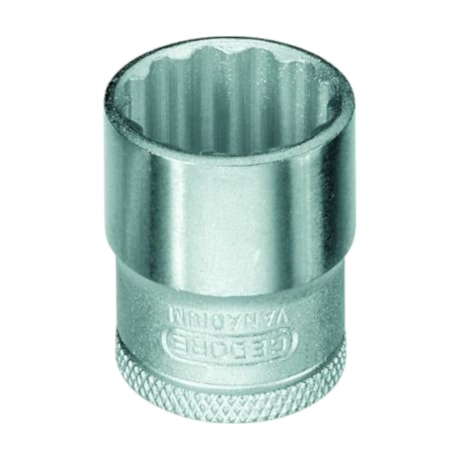 Soquete Estriado 9 mm Encaixe 3/8