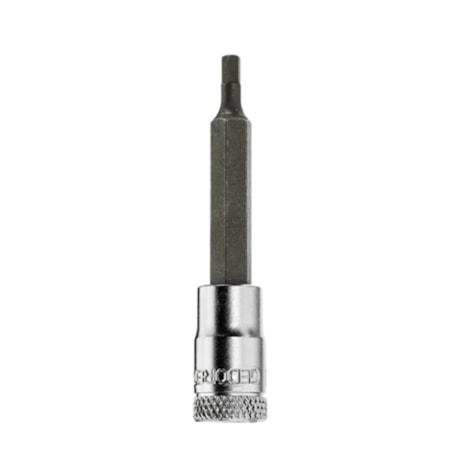 Soquete Hexagonal 8mm Longo Encaixe 1/4