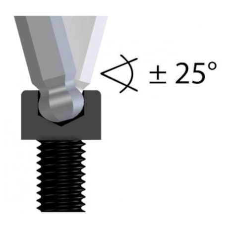 Soquete Hexagonal Abaulado 10mm com Encaixe 1/2