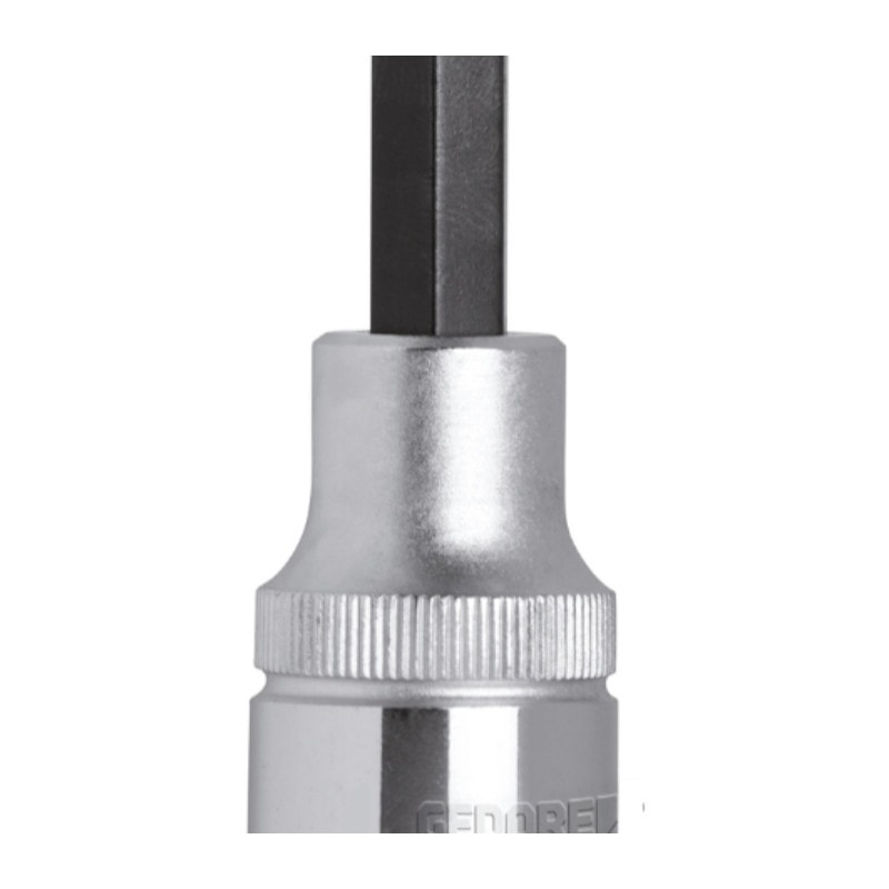 Soquete Hexagonal Longo 6mm Encaixe 1/2'' R62550610 GEDORE RED