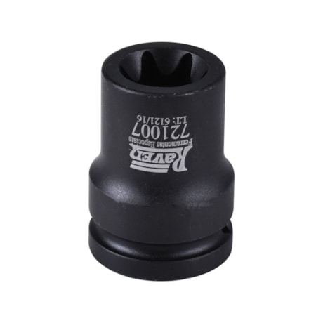 Soquete Hexalobular E28 com Encaixe de 3/4