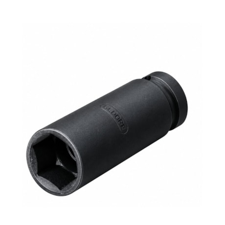 Soquete Impacto Sextavado 17mm Longo Encaixe 3/8