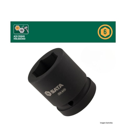 Soquete Impacto Sextavado 48mm Encaixe 1