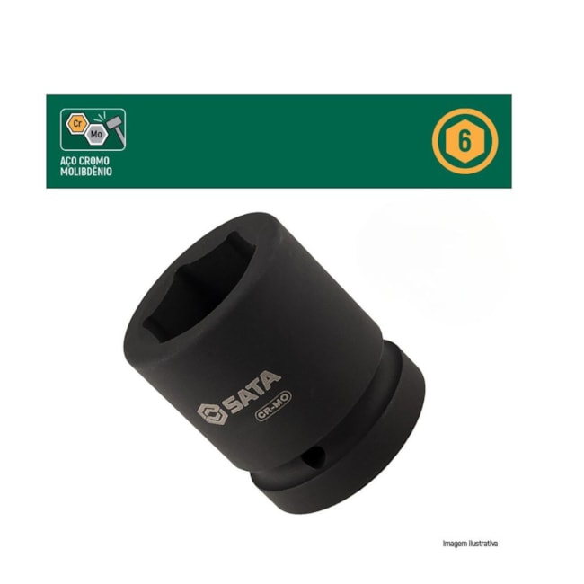 Soquete Impacto Sextavado 48mm Encaixe 1