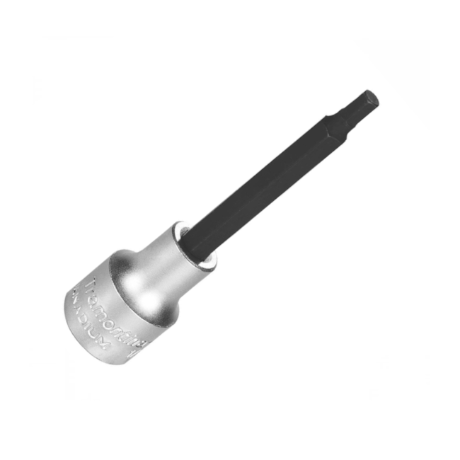 Soquete Longo Hexagonal 5mm Encaixe 1/2