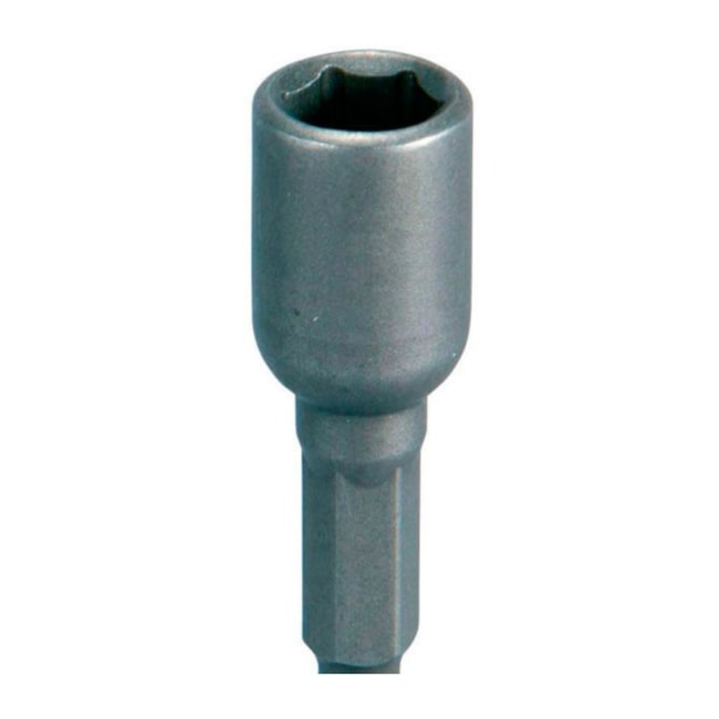 Soquete Magnético Sextavado 10mm x 50mm Encaixe 1/4